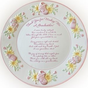2005 Friends & Family Plate, Grandmother Girl by Insights
